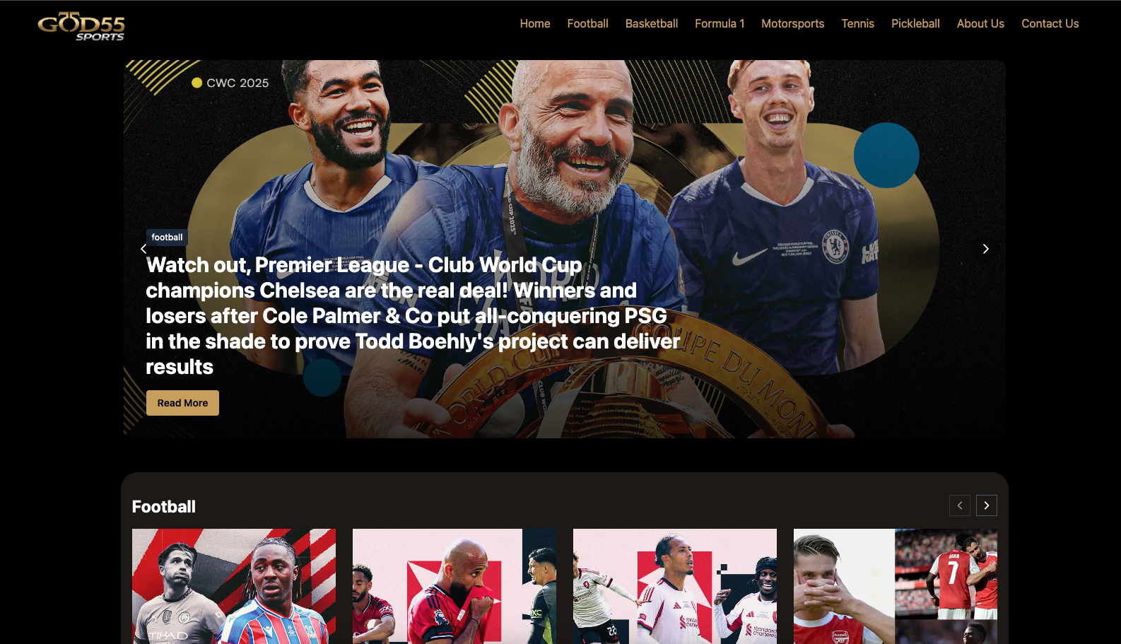 GOD55 Sports